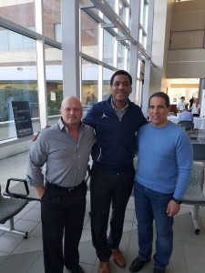 David Gergen, Andre Collins, NFLPA Director, Dr. Anthony Scianni